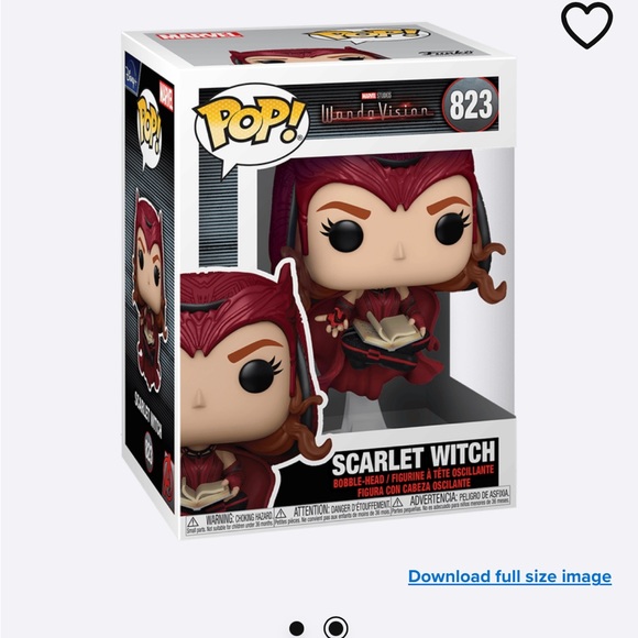 Funko Pop Marvel Wandavision Scarlet Witch Bobble head - Picture 2 of 3